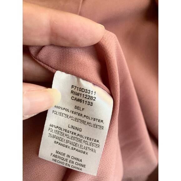 Adelyn Rae Women's Paige Dress Size L Fit-and-Flare Mauve Rose - Picture 9 of 9